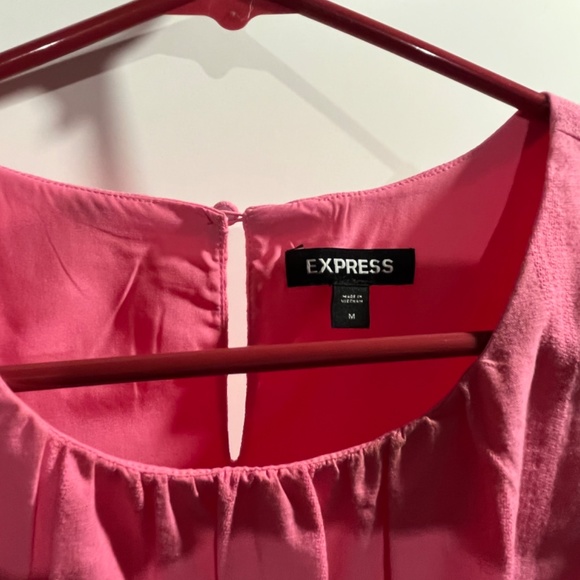 Express pink sleeveless peplum top - Picture 8 of 8